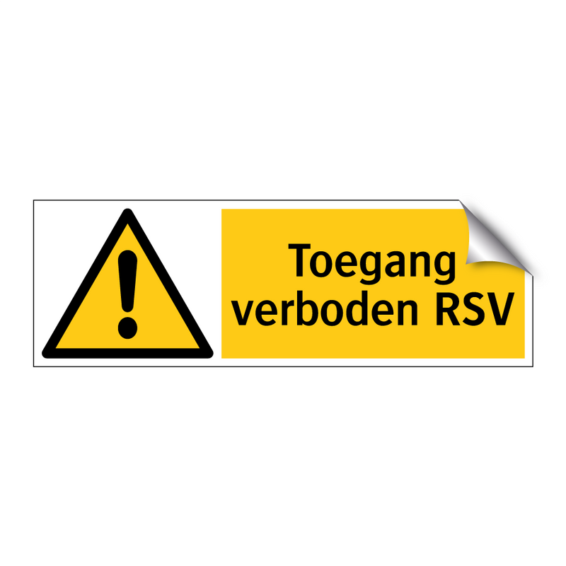 Toegang verboden RSV