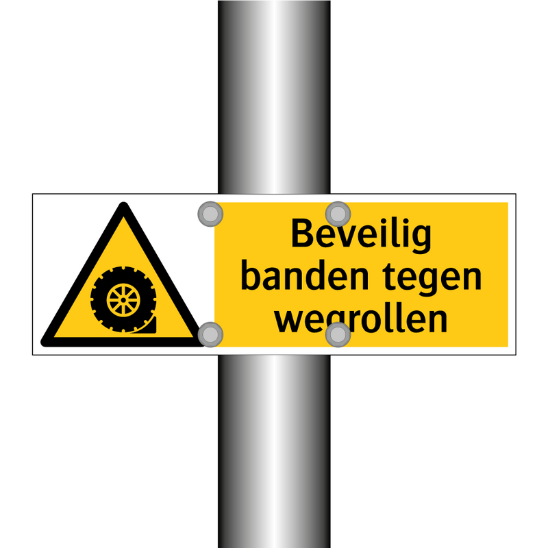 Beveilig banden tegen wegrollen