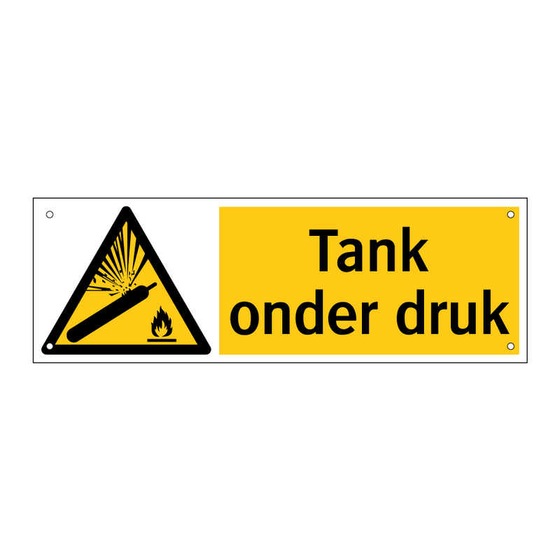 Tank onder druk