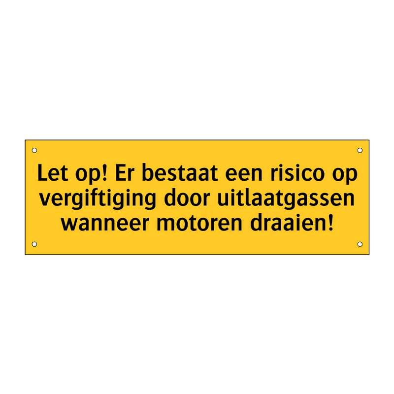 Let op! Er bestaat een risico op vergiftiging door /.../