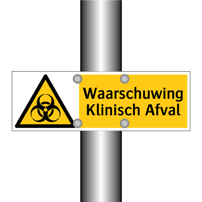 Waarschuwing Klinisch Afval