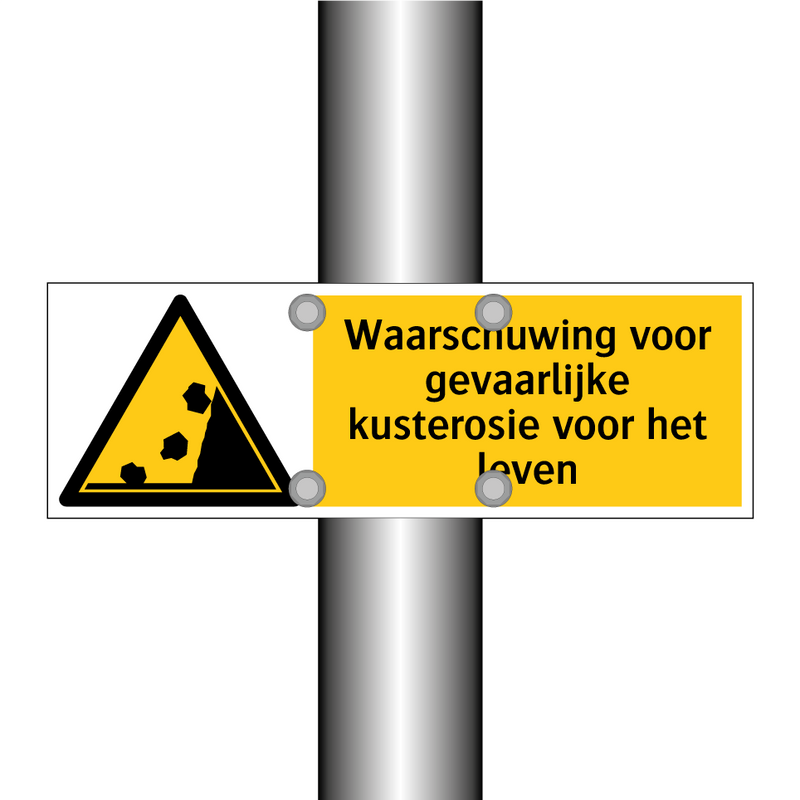 Waarschuwing voor gevaarlijke kusterosie voor het leven