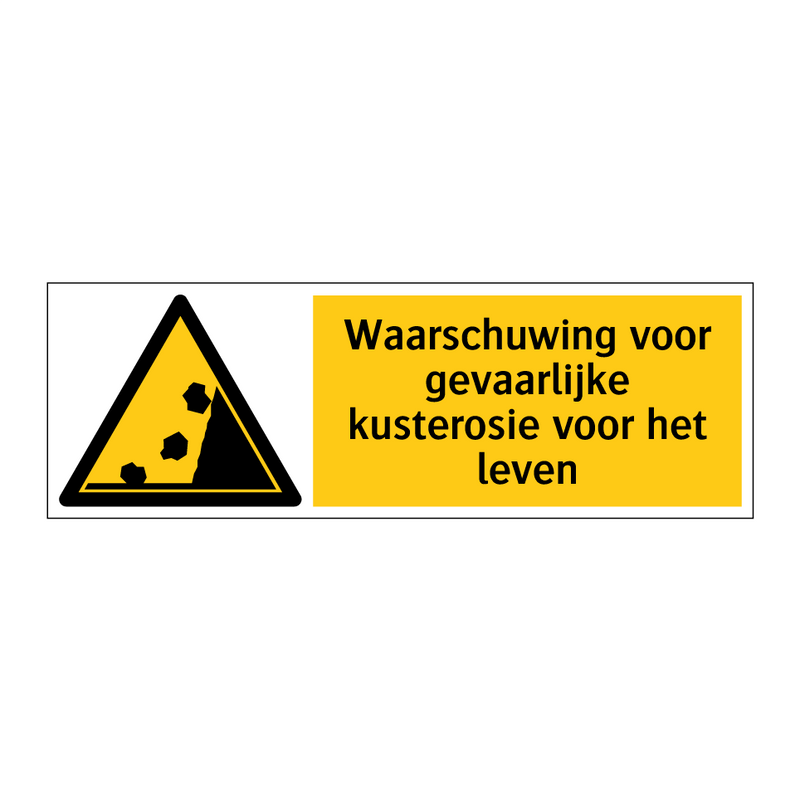 Waarschuwing voor gevaarlijke kusterosie voor het leven