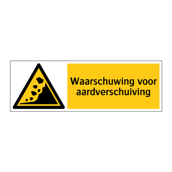 Waarschuwing voor aardverschuiving