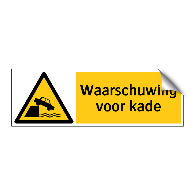 Waarschuwing voor kade