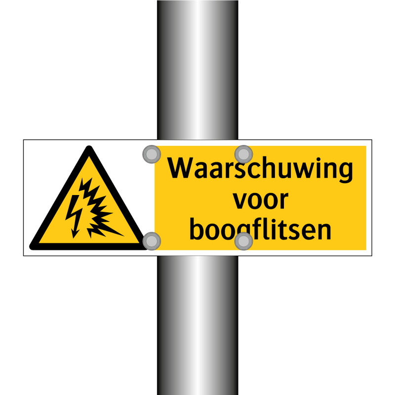 Waarschuwing voor boogflitsen