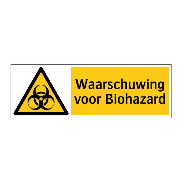 Waarschuwing voor Biohazard