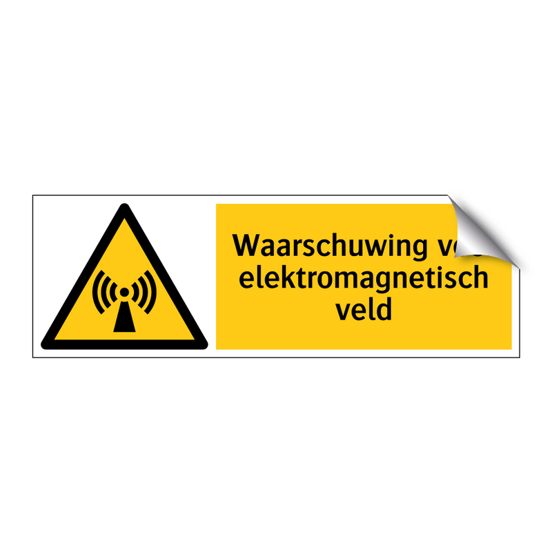 Waarschuwing voor elektromagnetisch veld