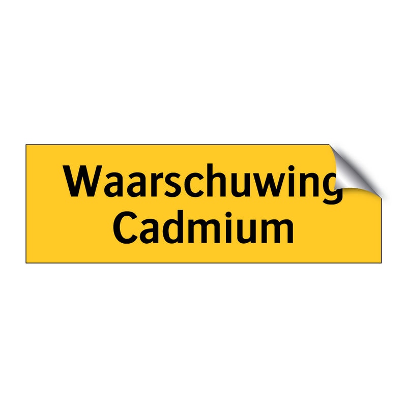 Waarschuwing Cadmium & Waarschuwing Cadmium & Waarschuwing Cadmium & Waarschuwing Cadmium