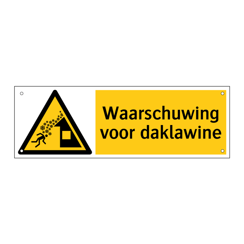 Waarschuwing voor daklawine