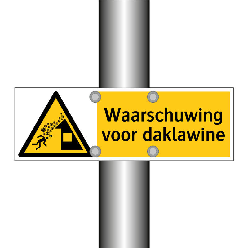 Waarschuwing voor daklawine