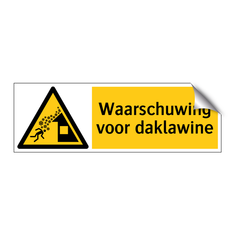 Waarschuwing voor daklawine