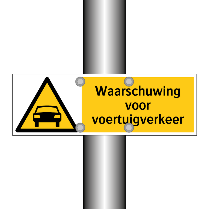 Waarschuwing voor voertuigverkeer