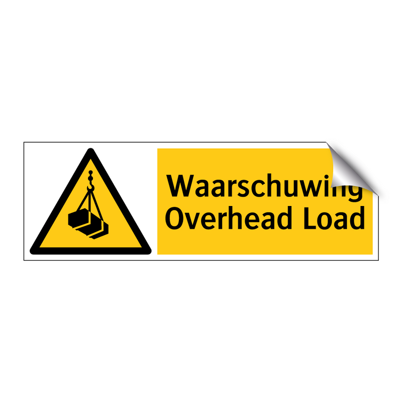 Waarschuwing Overhead Load