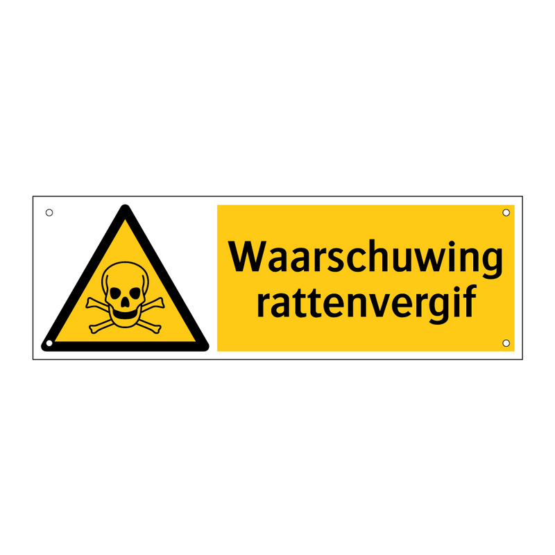 Waarschuwing rattenvergif