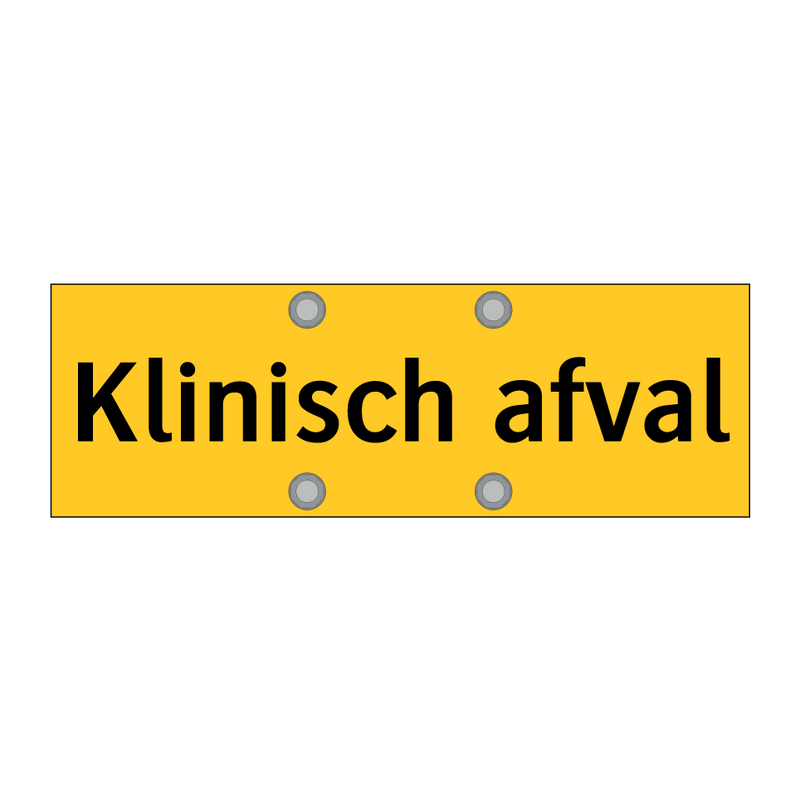 Klinisch afval & Klinisch afval & Klinisch afval