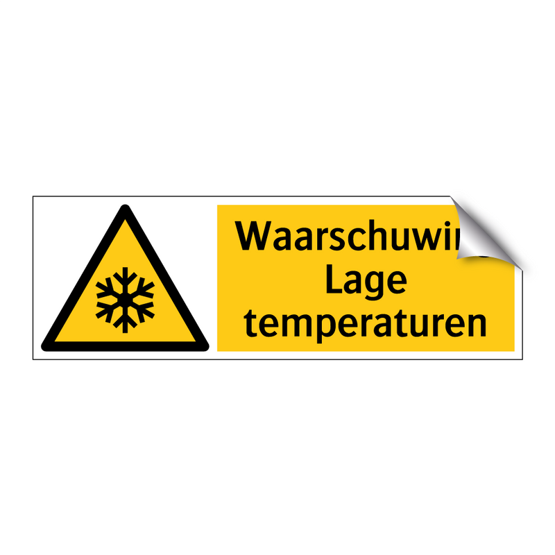 Waarschuwing Lage temperaturen