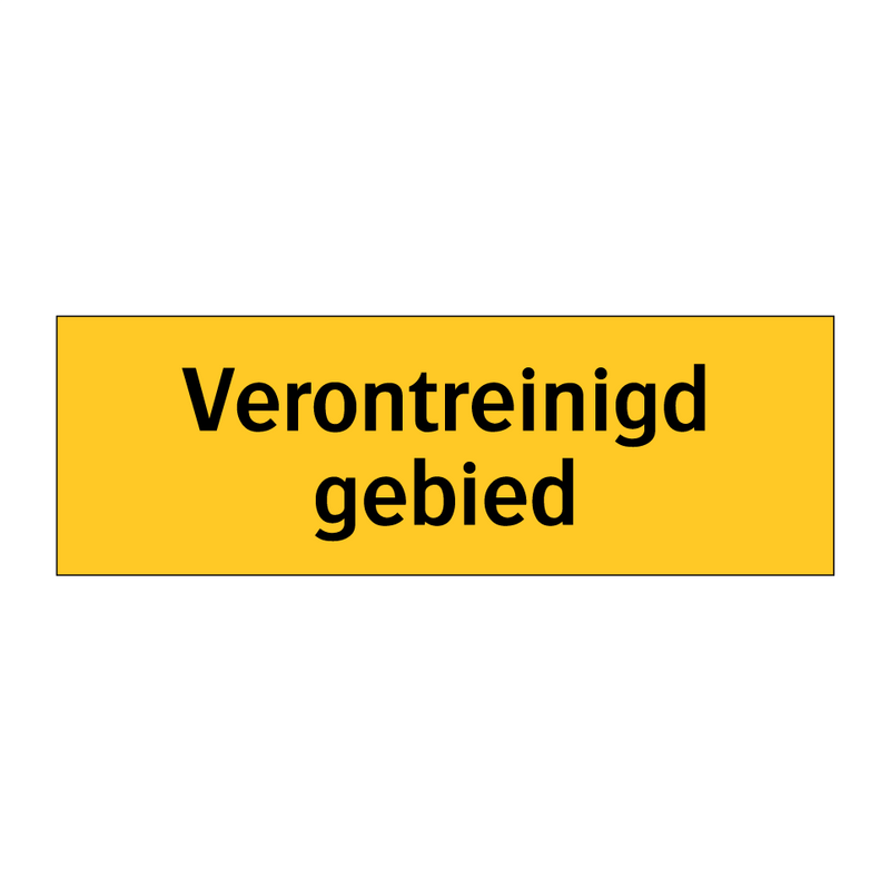 Verontreinigd gebied & Verontreinigd gebied & Verontreinigd gebied & Verontreinigd gebied