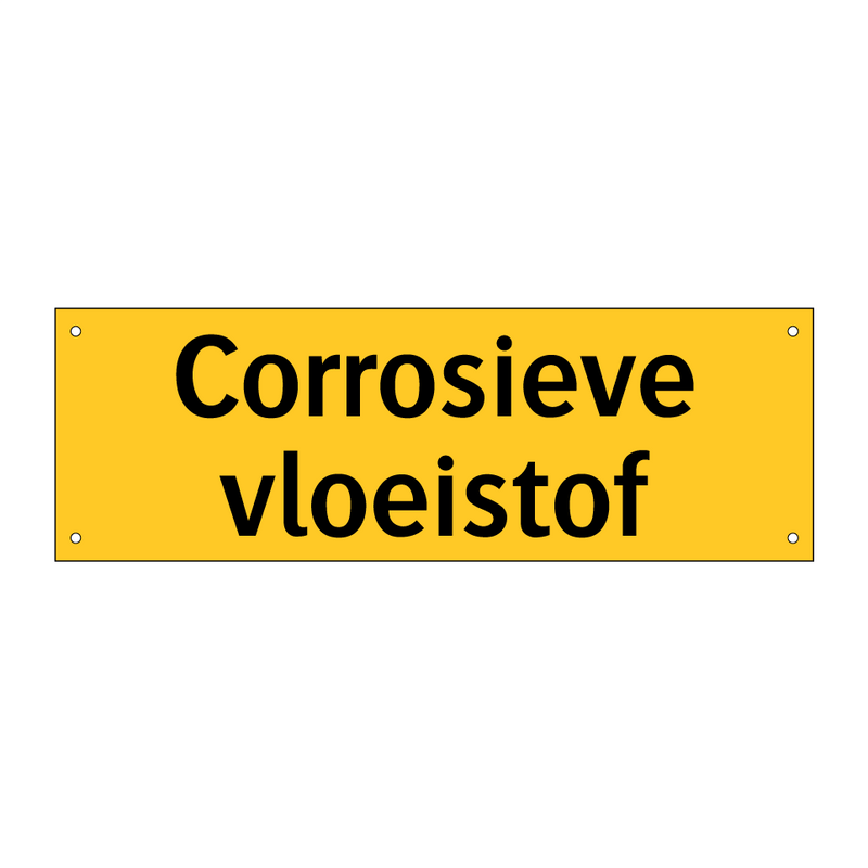 Corrosieve vloeistof