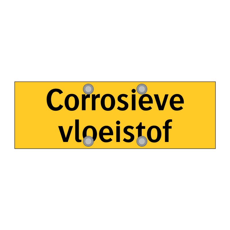 Corrosieve vloeistof