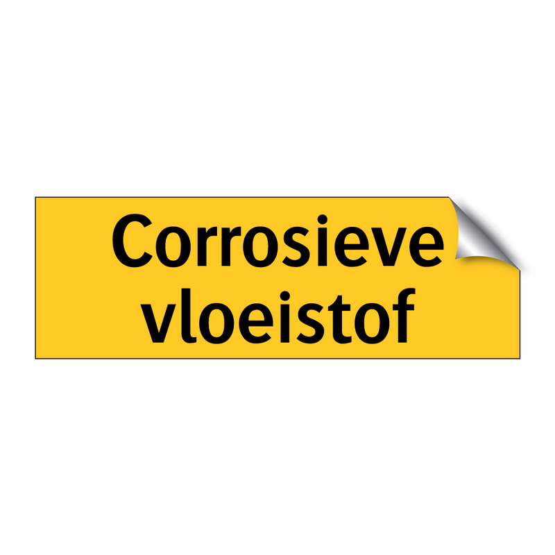 Corrosieve vloeistof