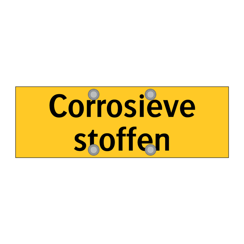 Corrosieve stoffen