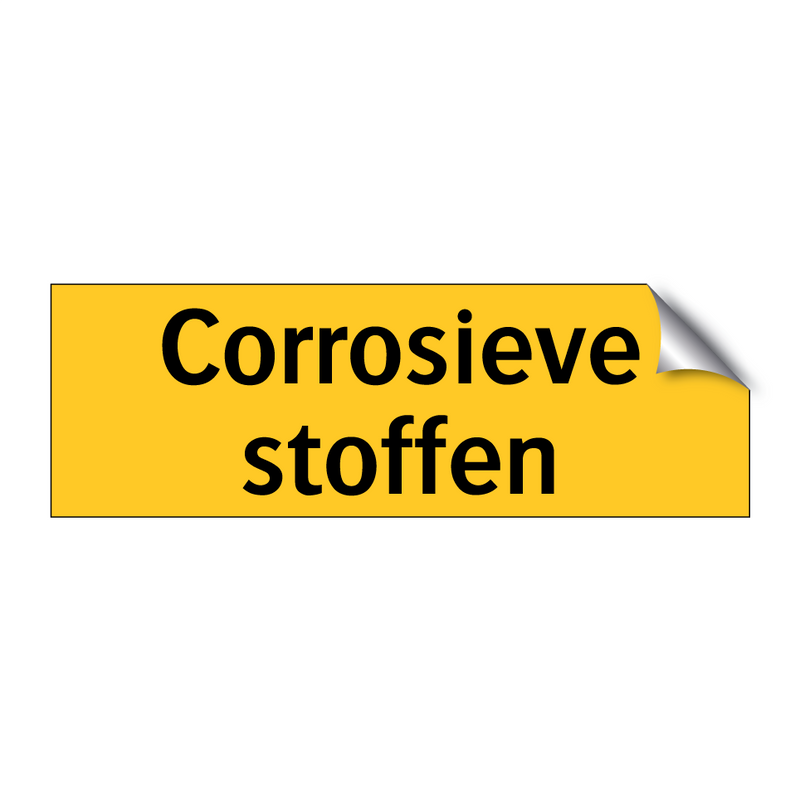 Corrosieve stoffen