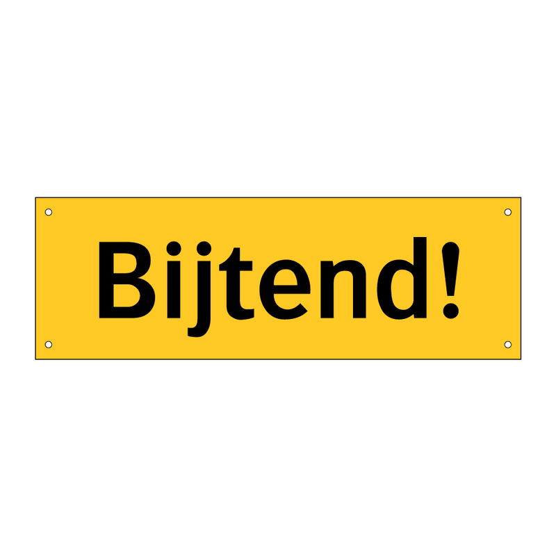 Bijtend!