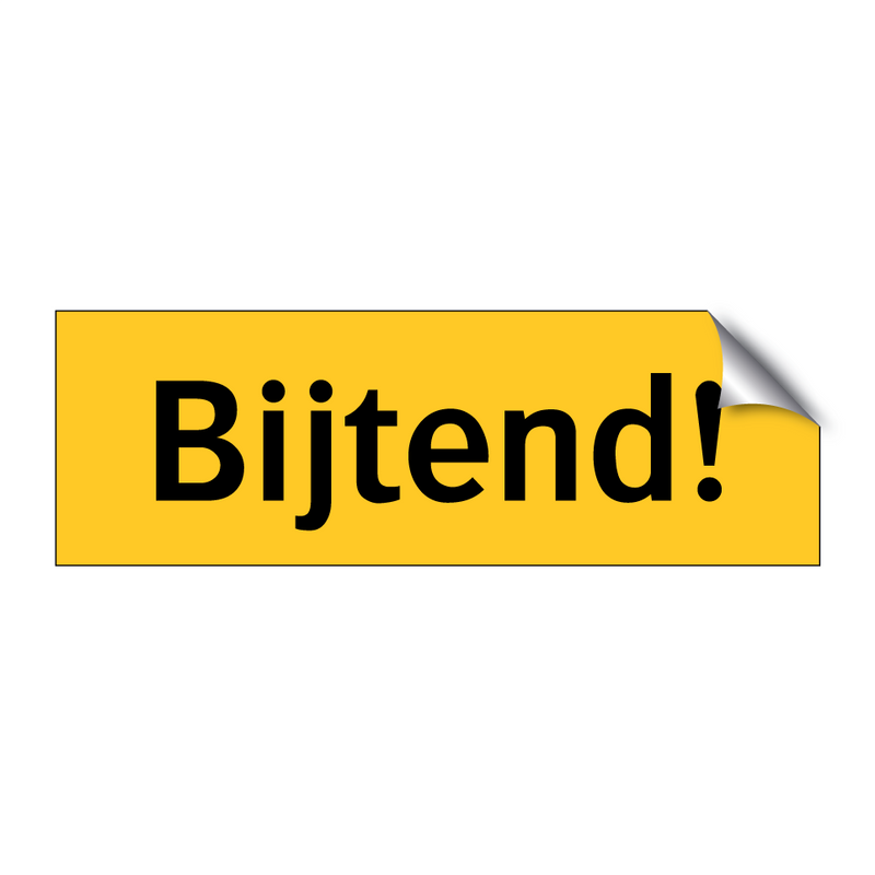 Bijtend!