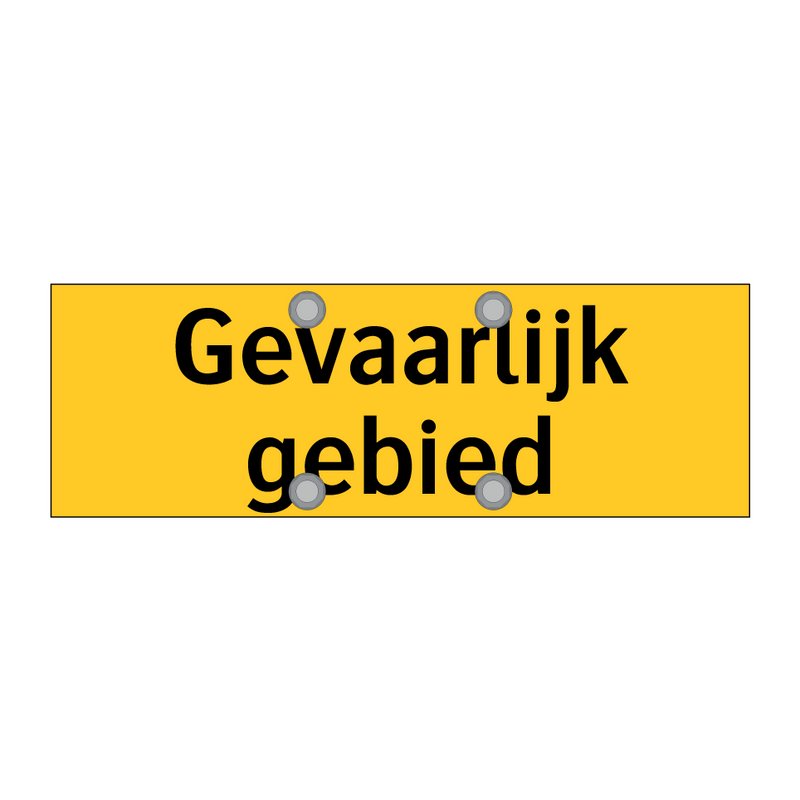 Gevaarlijk gebied & Gevaarlijk gebied & Gevaarlijk gebied