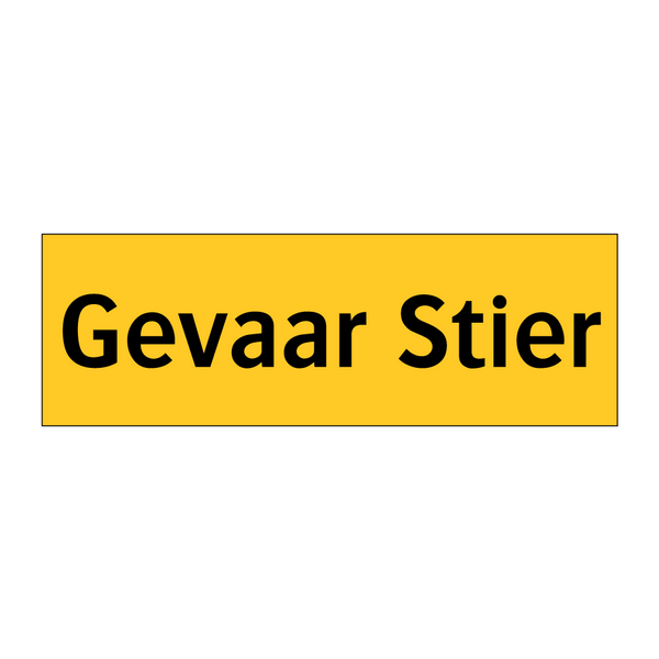 Gevaar Stier & Gevaar Stier & Gevaar Stier & Gevaar Stier & Gevaar Stier & Gevaar Stier