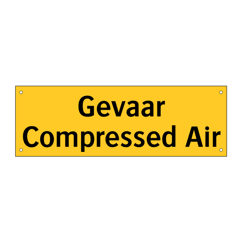 Gevaar Compressed Air & Gevaar Compressed Air & Gevaar Compressed Air & Gevaar Compressed Air