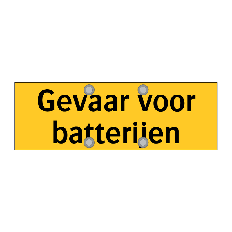 Gevaar voor batterijen & Gevaar voor batterijen & Gevaar voor batterijen