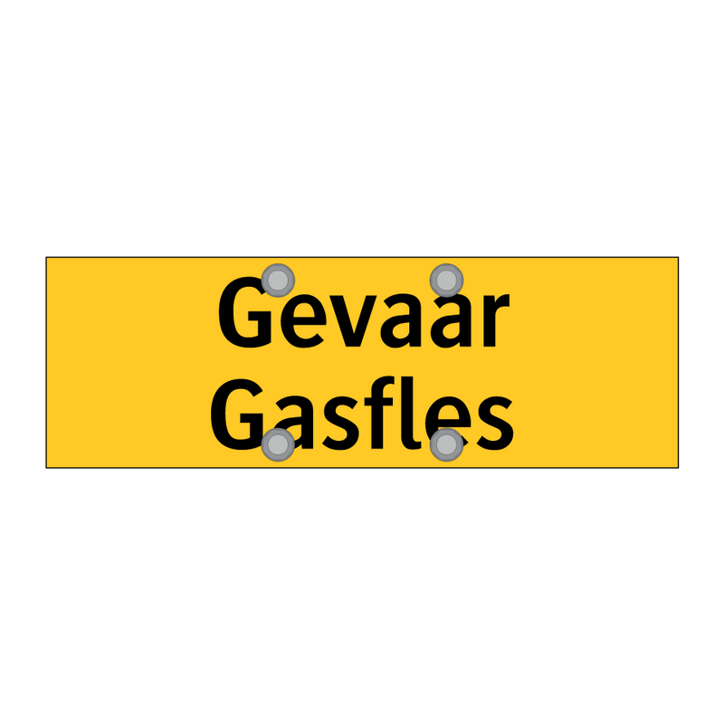 Gevaar Gasfles & Gevaar Gasfles & Gevaar Gasfles