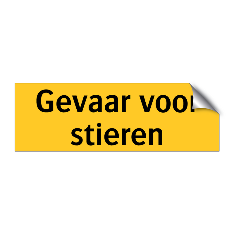 Gevaar voor stieren & Gevaar voor stieren & Gevaar voor stieren & Gevaar voor stieren